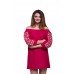 Embroidered Dress "Sweetness in Maroon"